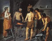 Diego Velazquez The Forge of Vulcan oil painting